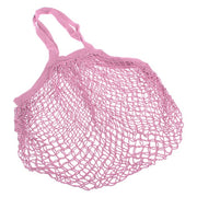 Sachi Cotton String Bag Long Handle - Pastel Pink