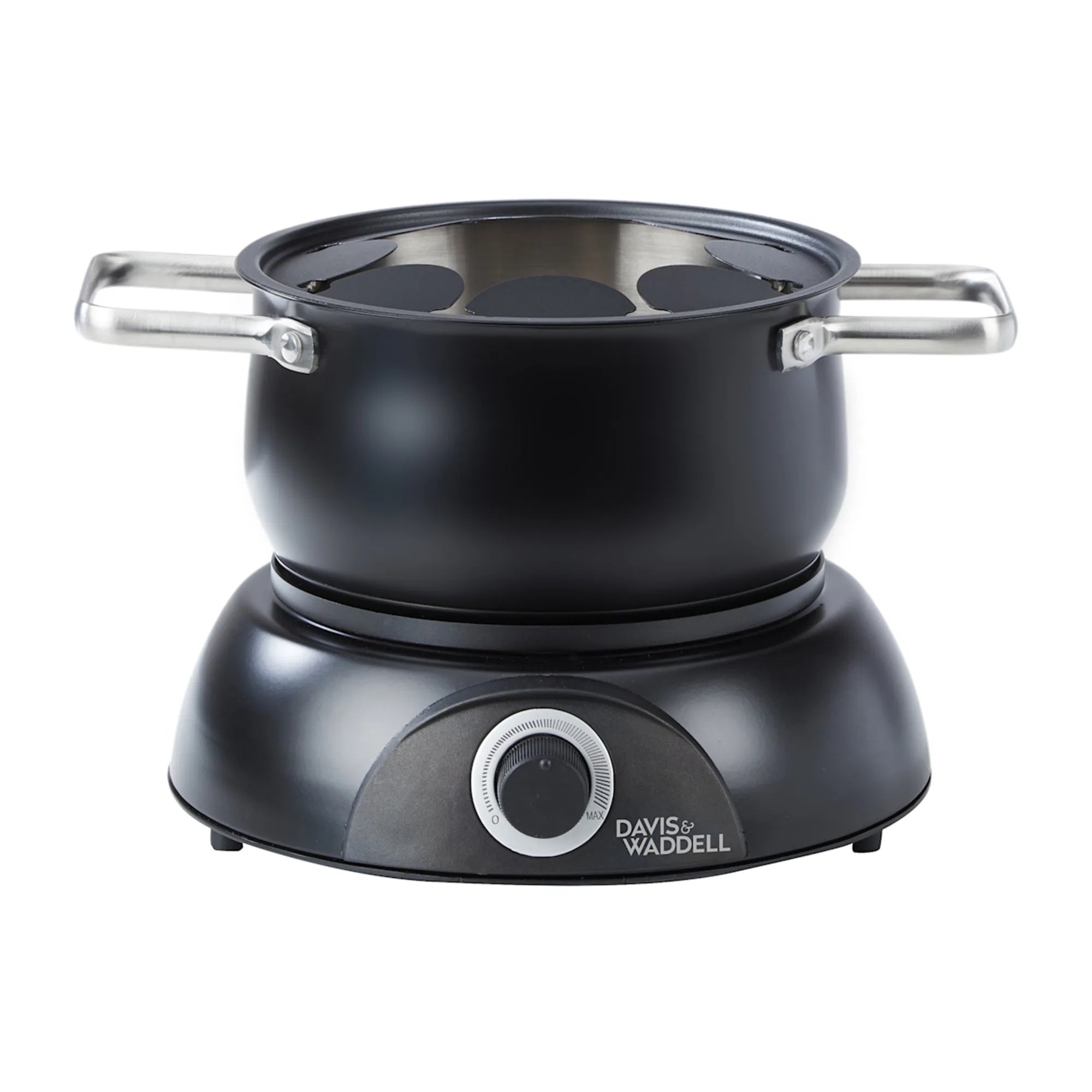 Davis & Waddell Electric Fondue 11pcs Set Matte Black 29x29x22cm