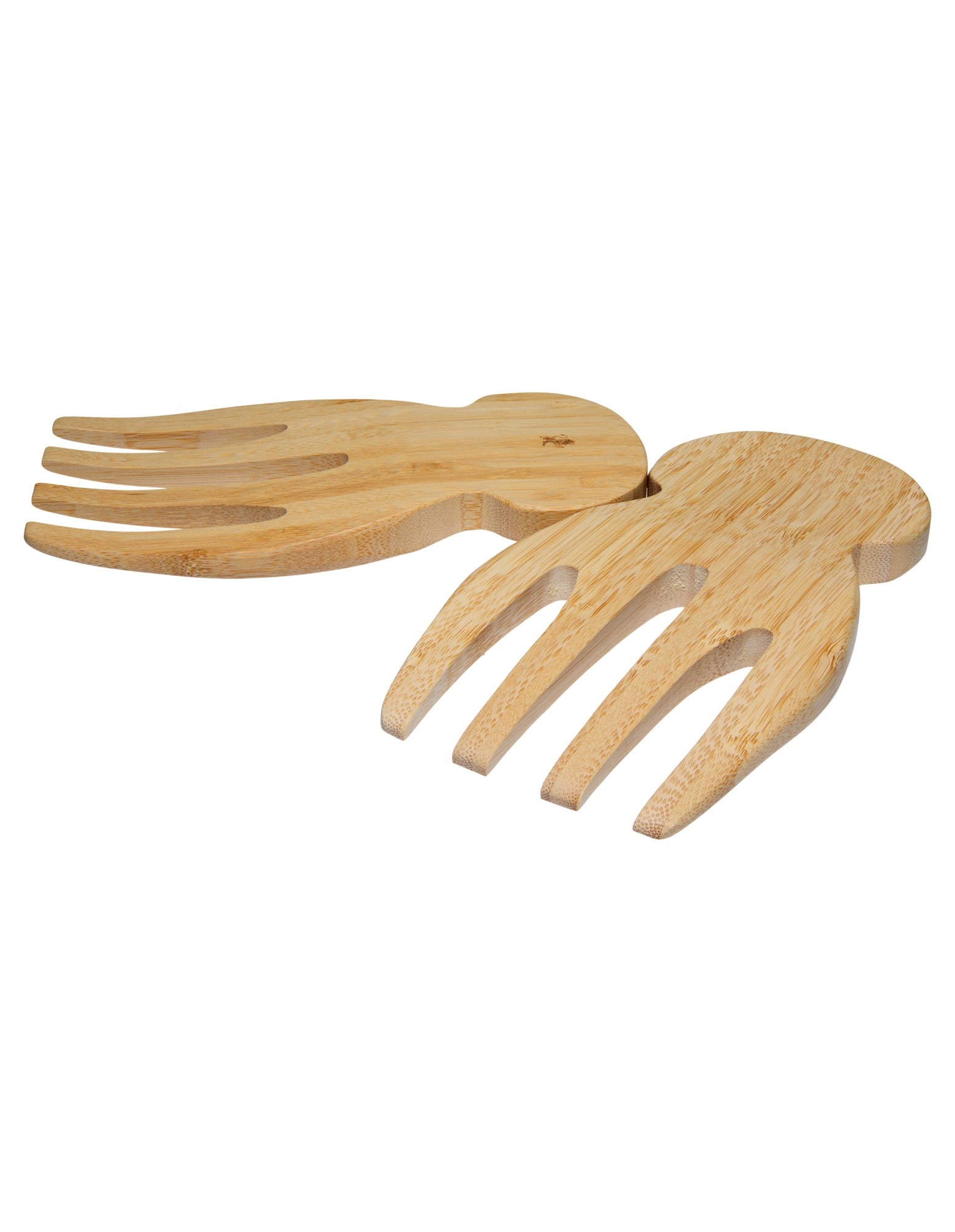 Maxwell & Williams Evergreen Bamboo Salad Hands Set of 2 18cm Natural