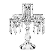 Bohemia Crystal Candle holder 5 arm w/prisms