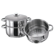 Vinod Stainless Steel Idli Dhokla & Patra Multi Kadahi 26cm