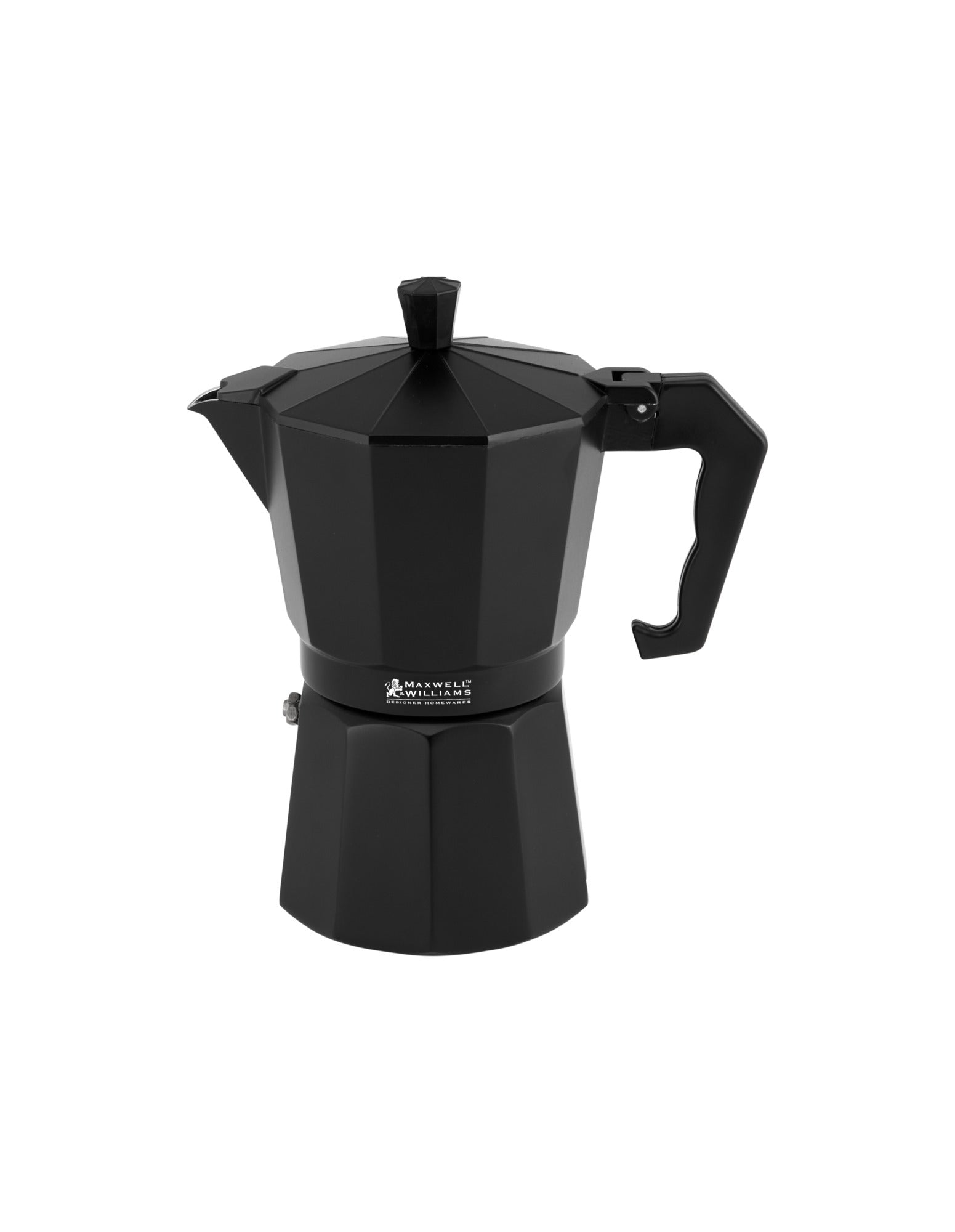 Maxwell & Williams Blend Traditional Stovetop Espresso Maker 6cup Black