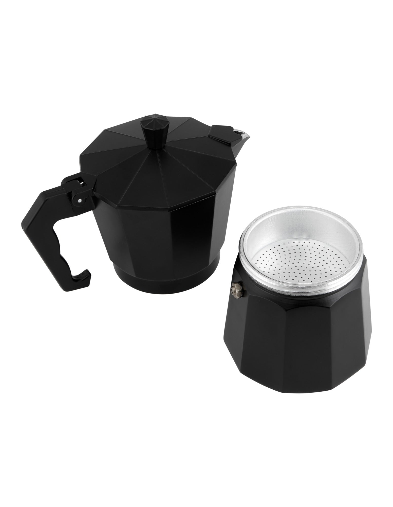 Maxwell & Williams Blend Traditional Stovetop Espresso Maker 6cup Black