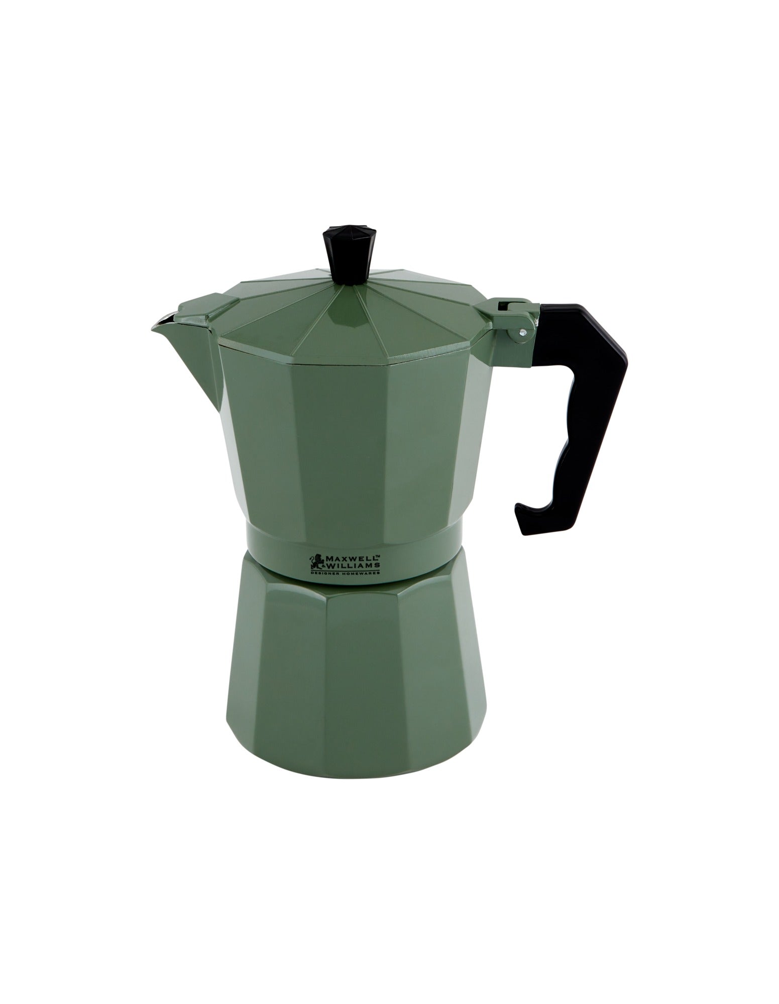 Maxwell & Williams Blend Traditional Stovetop Espresso Maker 6cup Sage