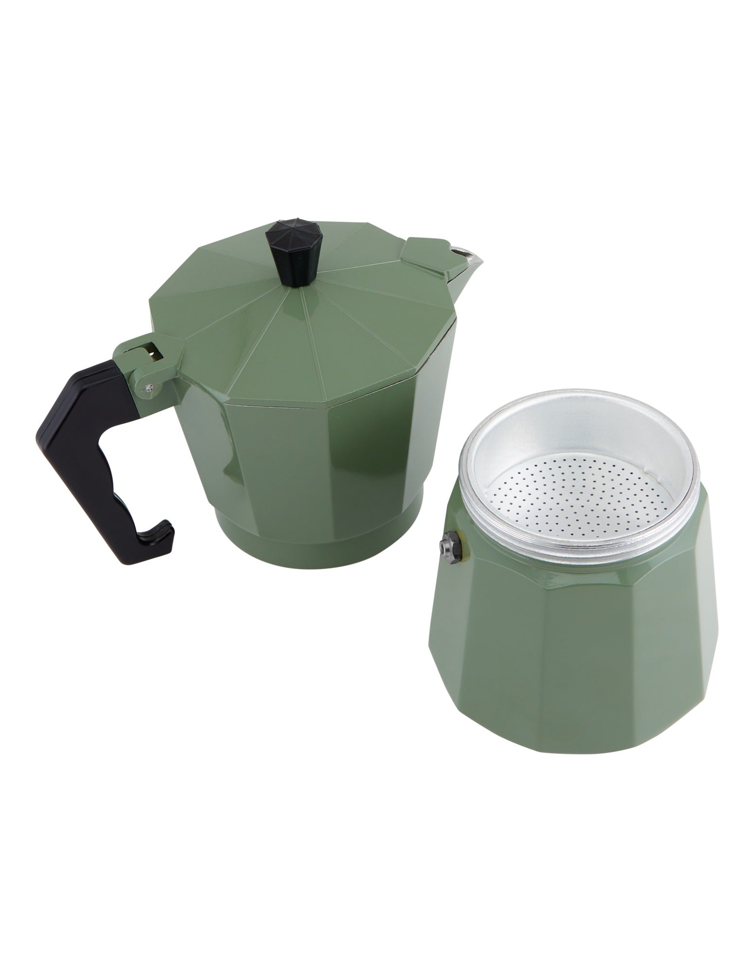 Maxwell & Williams Blend Traditional Stovetop Espresso Maker 6cup Sage