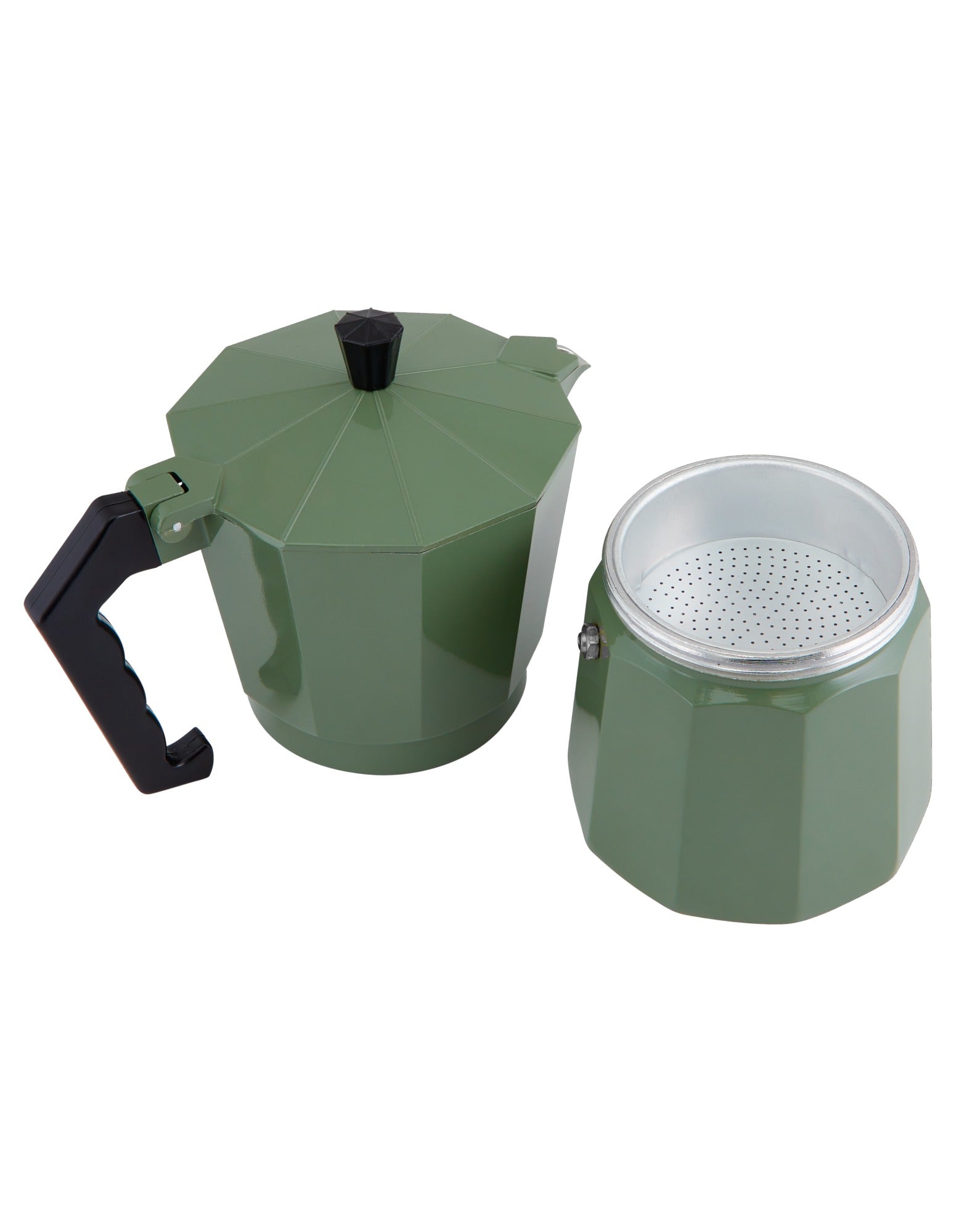 Maxwell & Williams Blend Traditional Stovetop Espresso Maker 9cup Sage