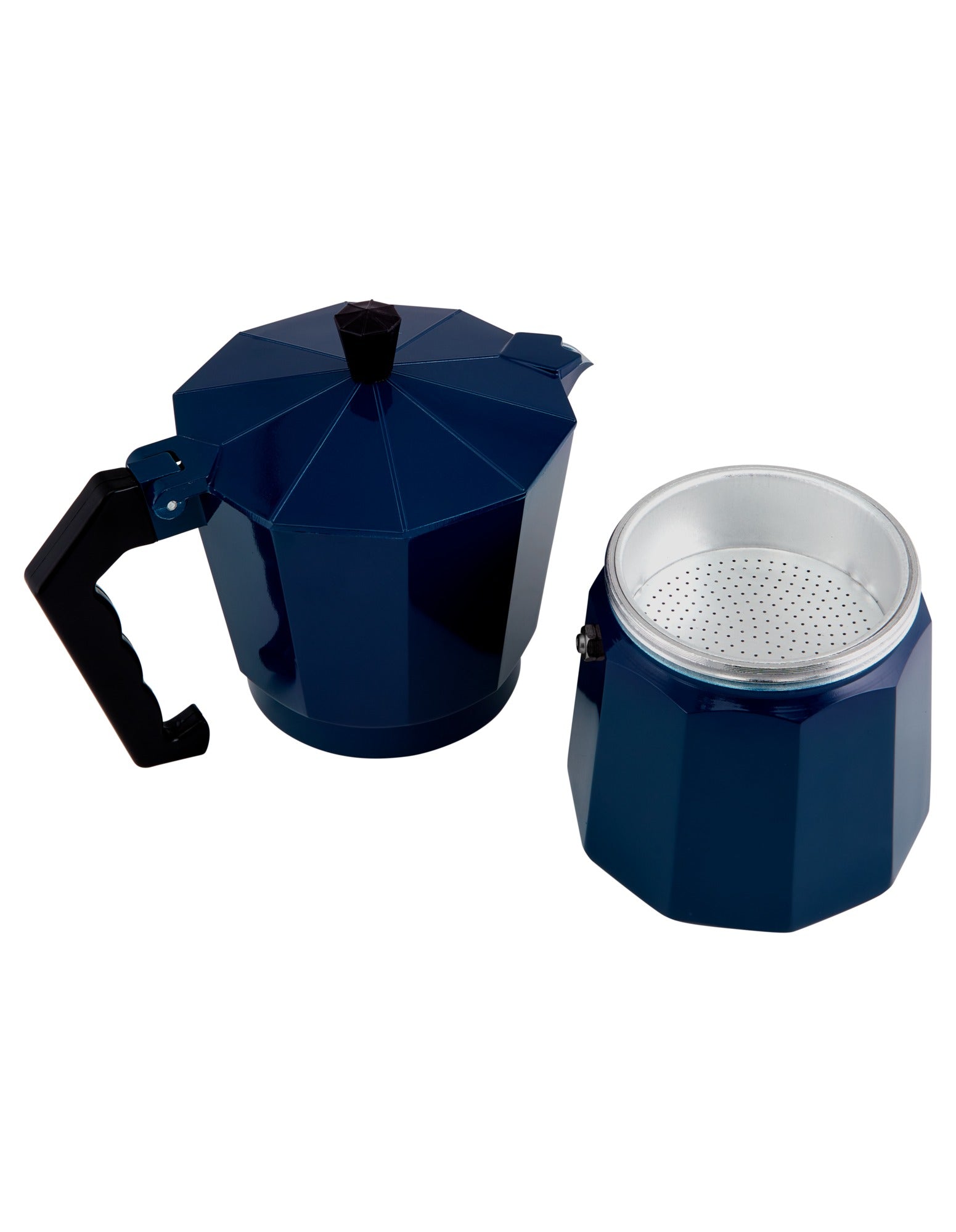 Maxwell & Williams Blend Traditional Stovetop Espresso Maker 6cup Navy