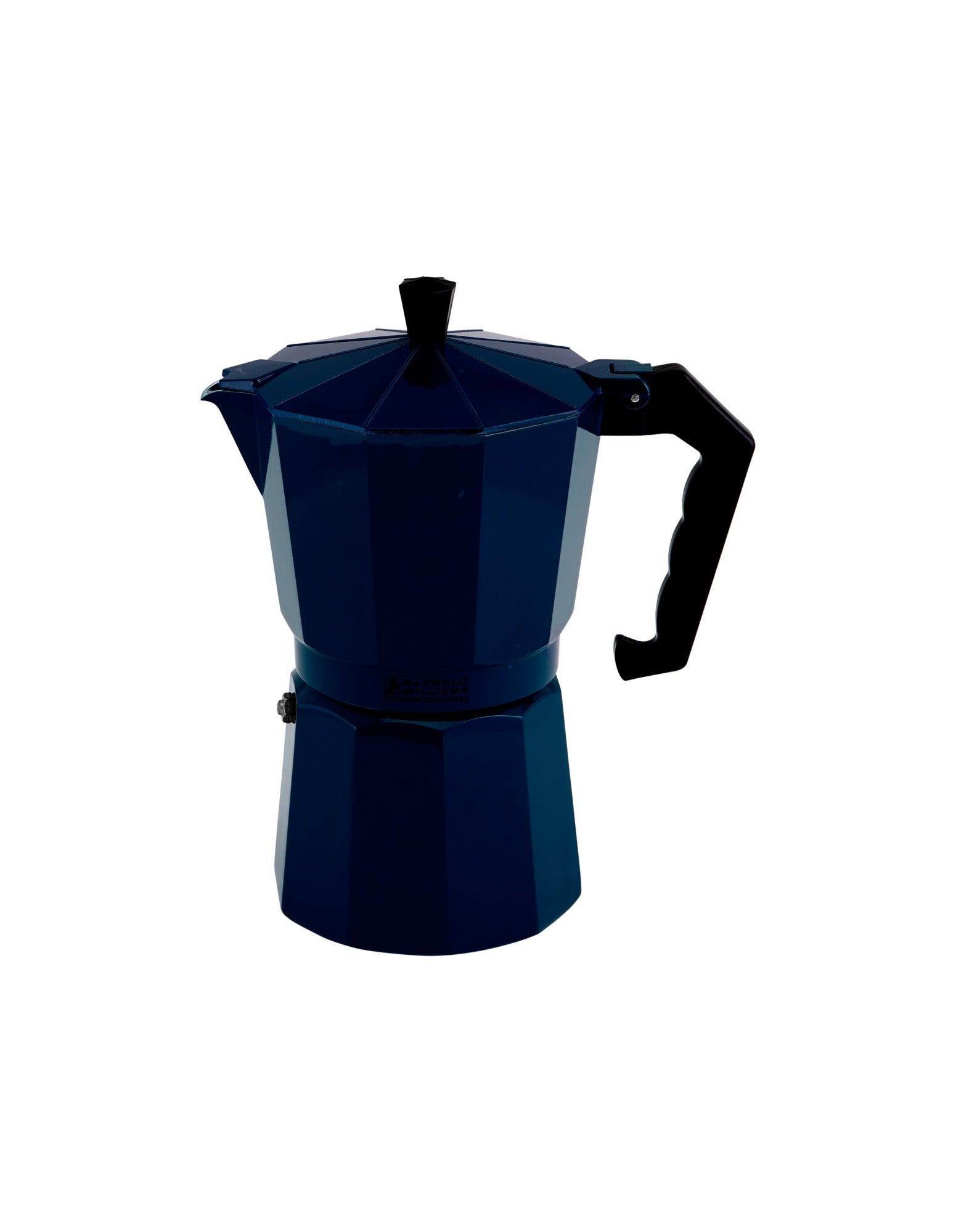 Maxwell & Williams Blend Traditional Stovetop Espresso Maker 9cup Navy