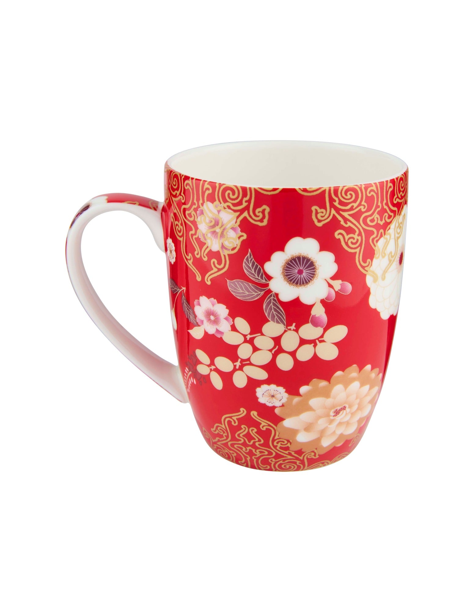 Maxwell & Williams Kimono Mug 400ML Red Gift Boxed