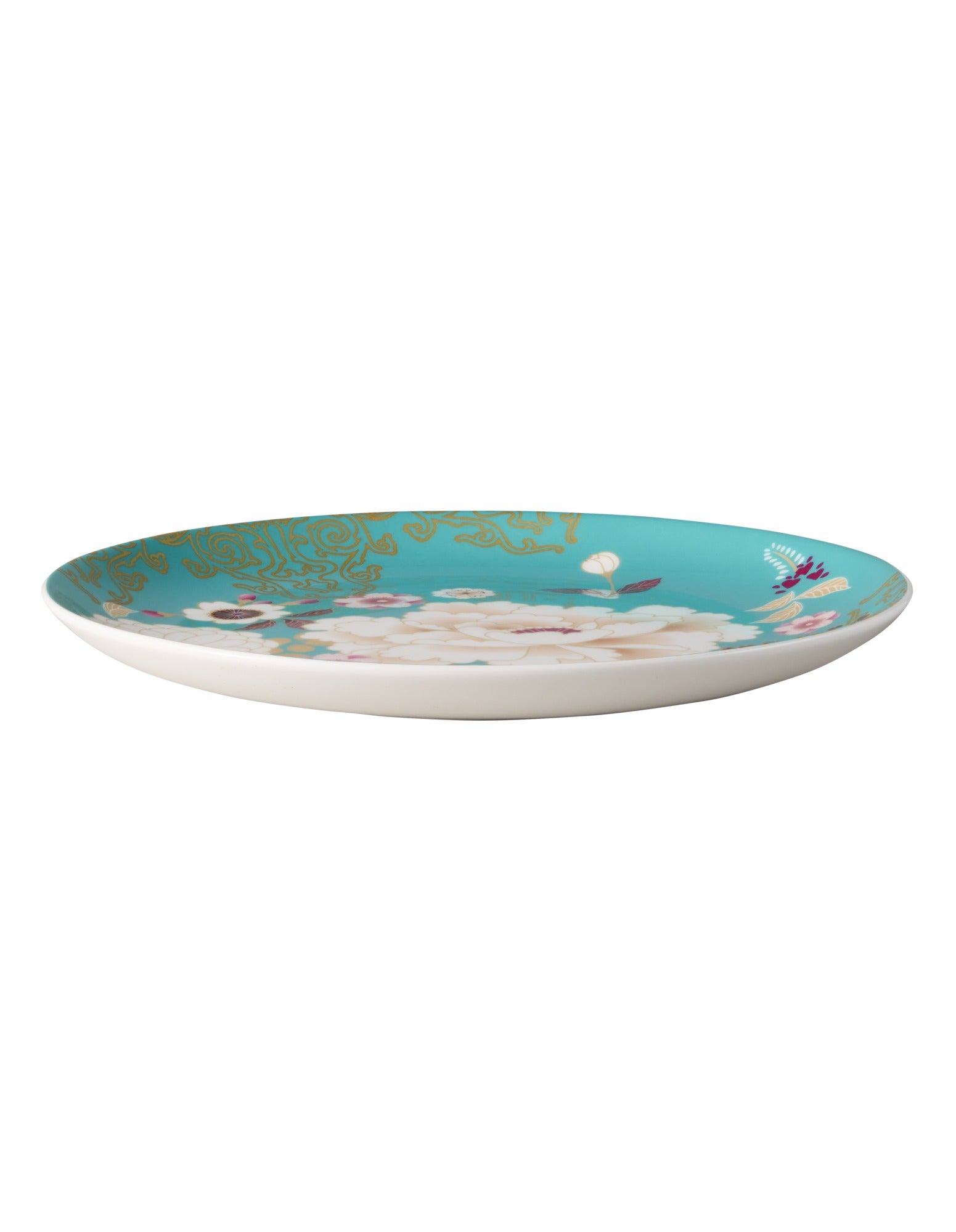 Maxwell & Williams Kimono Cake Plate 20cm Teal Gift Boxed