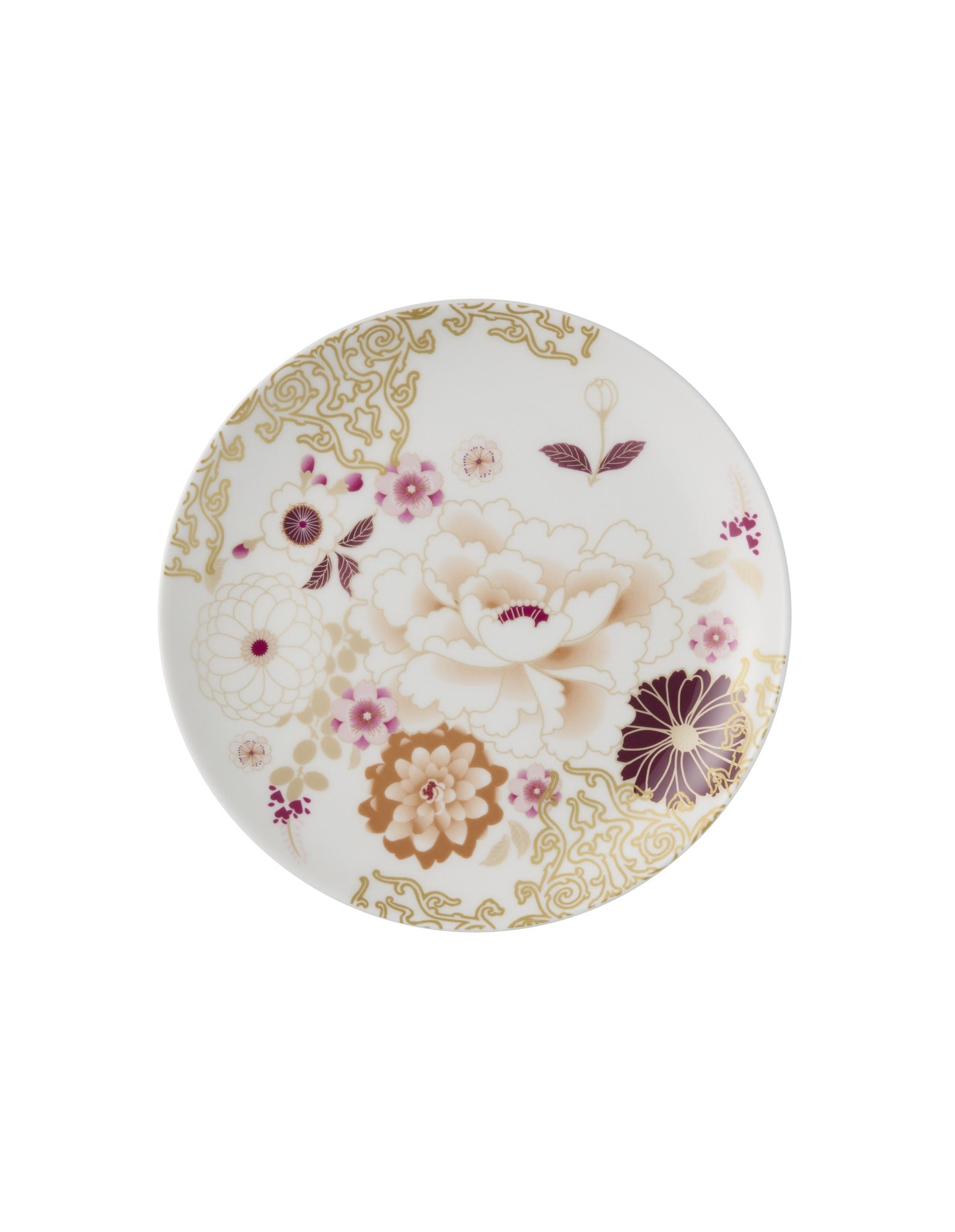 Maxwell & Williams Kimono Cake Plate 20cm White Gift Boxed