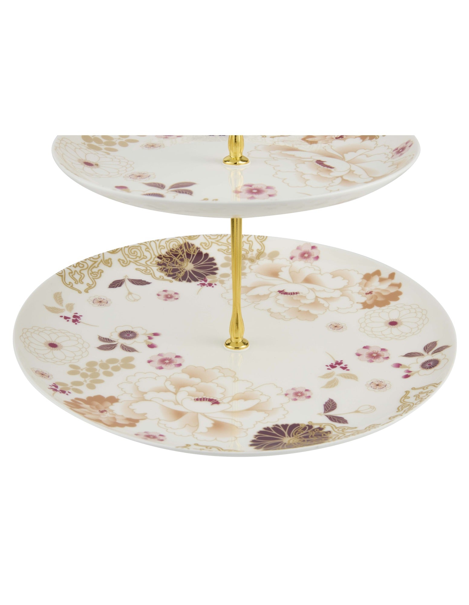 Maxwell & Williams Kimono 3 Tiered Cake Stand 16/20/27.5x37cm White Gift Boxed