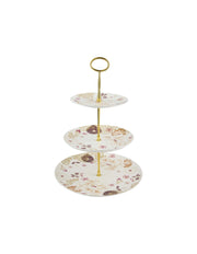 Maxwell & Williams Kimono 3 Tiered Cake Stand 16/20/27.5x37cm White Gift Boxed