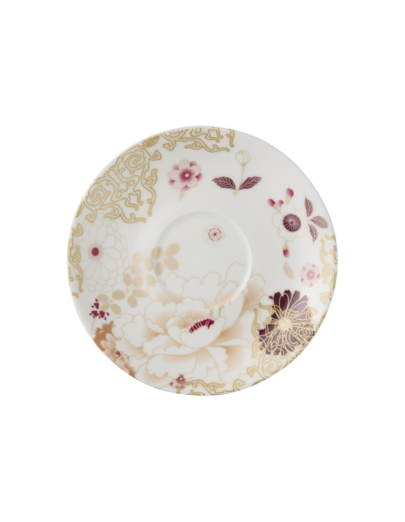 Maxwell & Williams Kimono Cup & Saucer 300ML White Gift Boxed