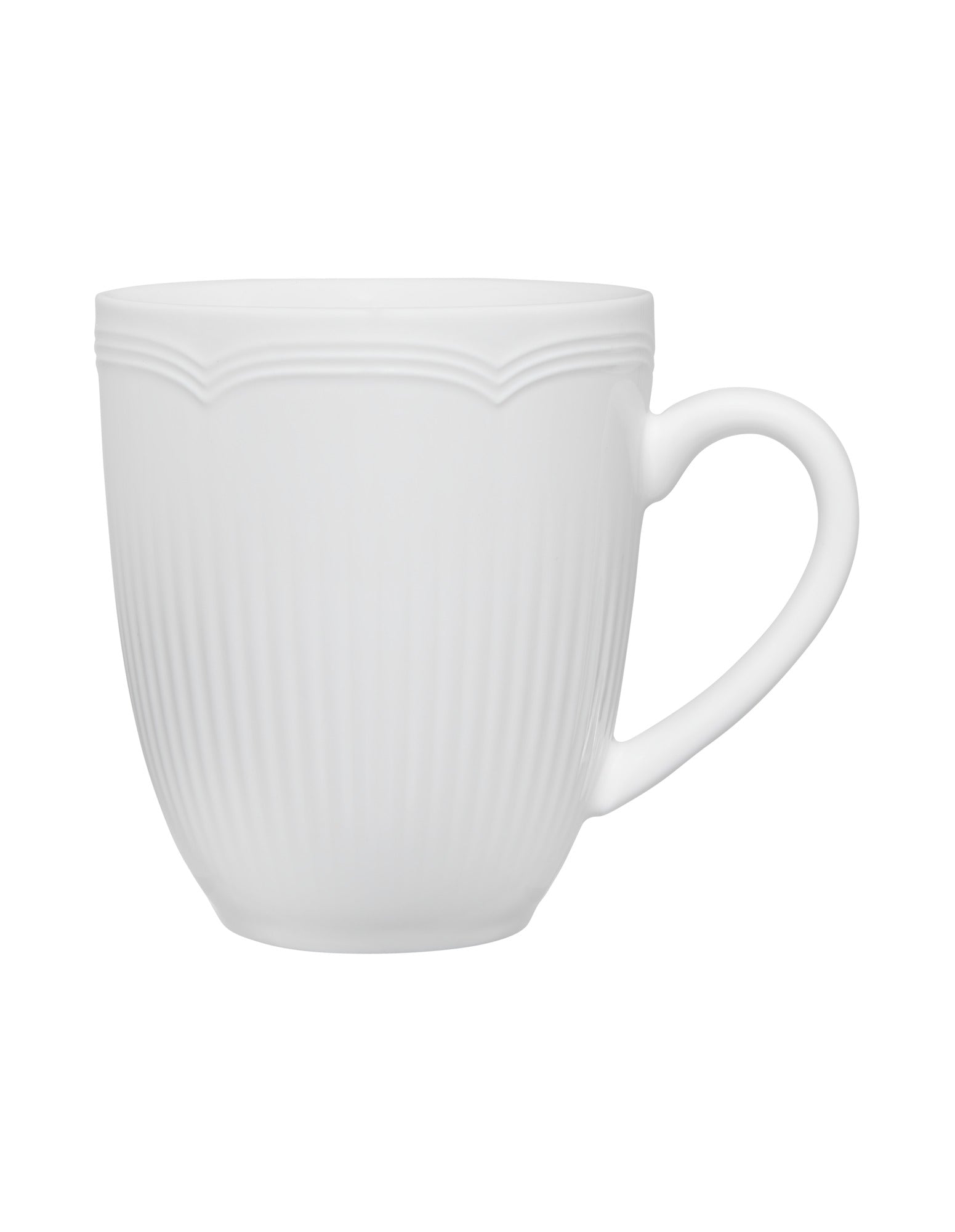 Maxwell & Williams White Basics Rococo Coupe Mug 390ML