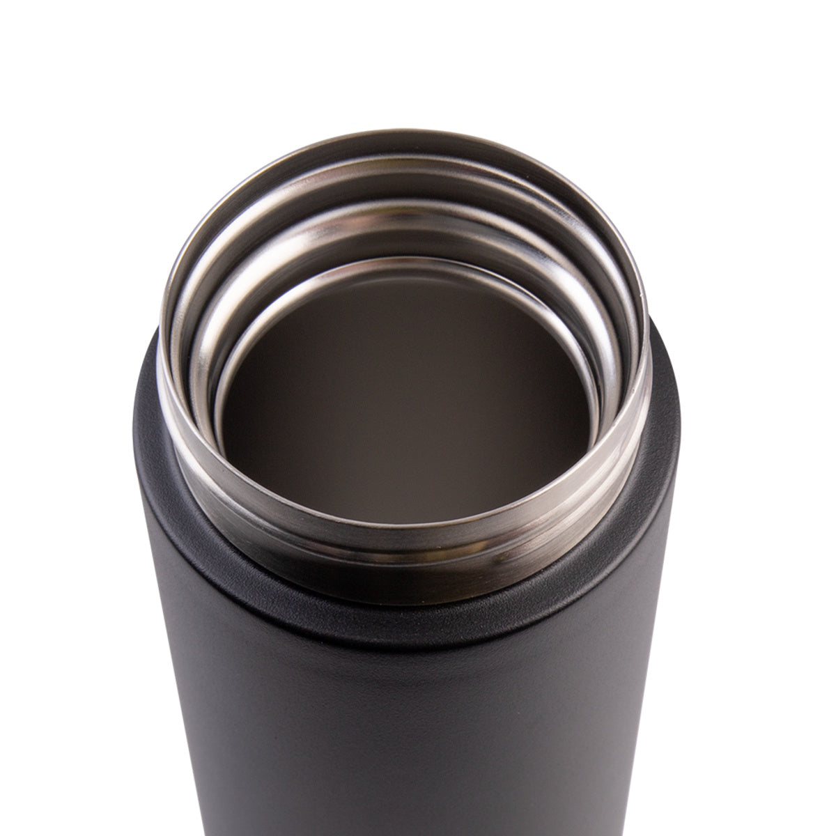 Oasis Stainless Steel Double Wall Insulated Flip-top Flask 480ml Black