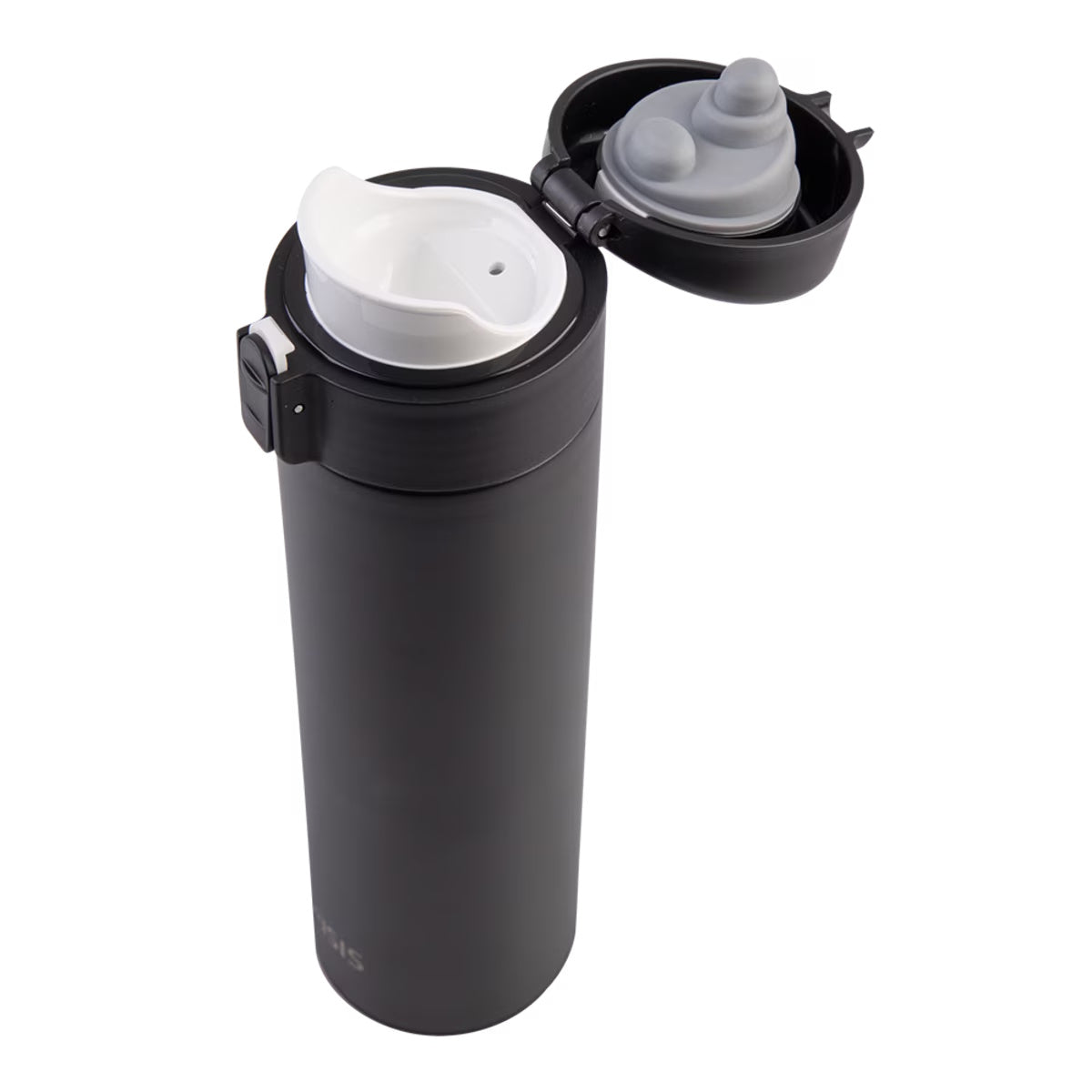 Oasis Stainless Steel Double Wall Insulated Flip-top Flask 480ml Black