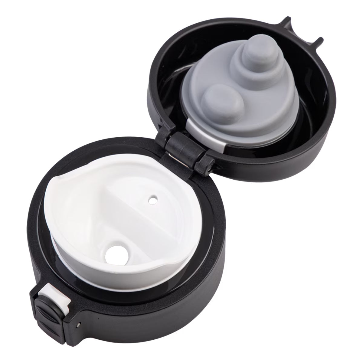 Oasis Stainless Steel Double Wall Insulated Flip-top Flask 480ml Black