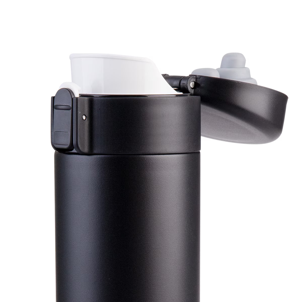 Oasis Stainless Steel Double Wall Insulated Flip-top Flask 480ml Black