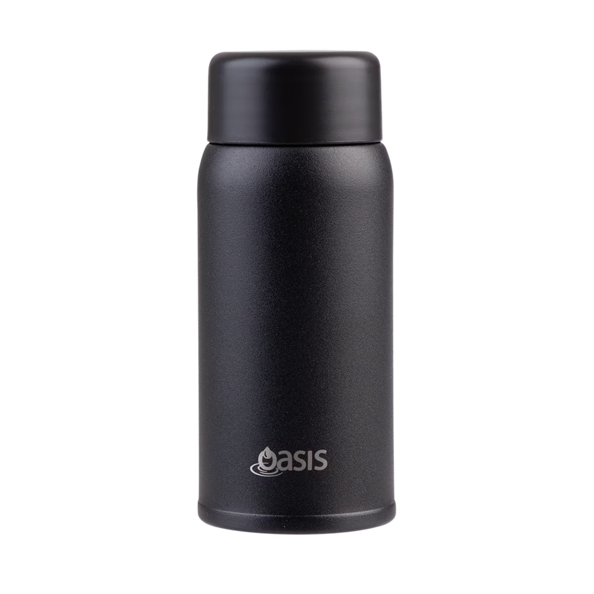 Oasis Stainless Steel Double Wall Insulated 'mini-mini' Drink Bottle 150ml - Black