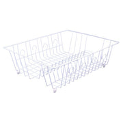D.line Plastic Wire Small Dish Drainer 35.5x32x13cm - White