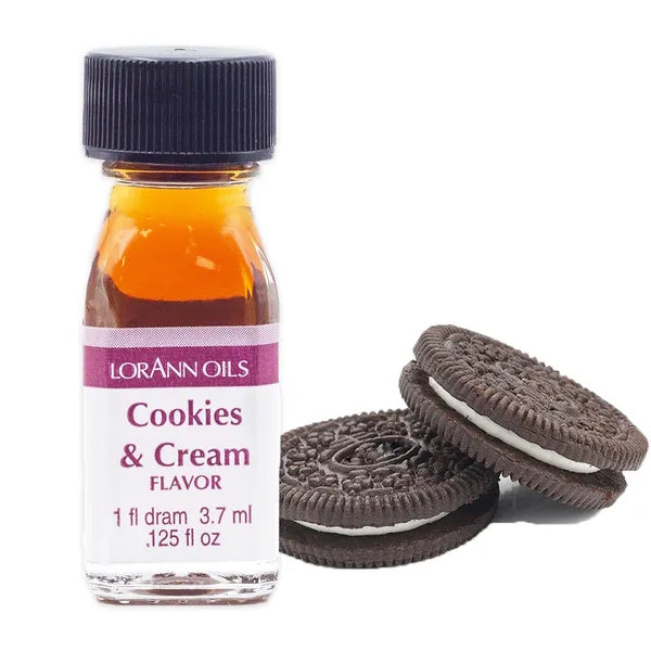 LorAnn Oils Cookies & Cream Super Strength Flavour 1 Dram 3.7ml