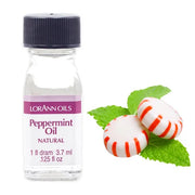 LorAnn Oils Peppermint Oil Natural Super Strength Flavour 1 Dram 3.7ml