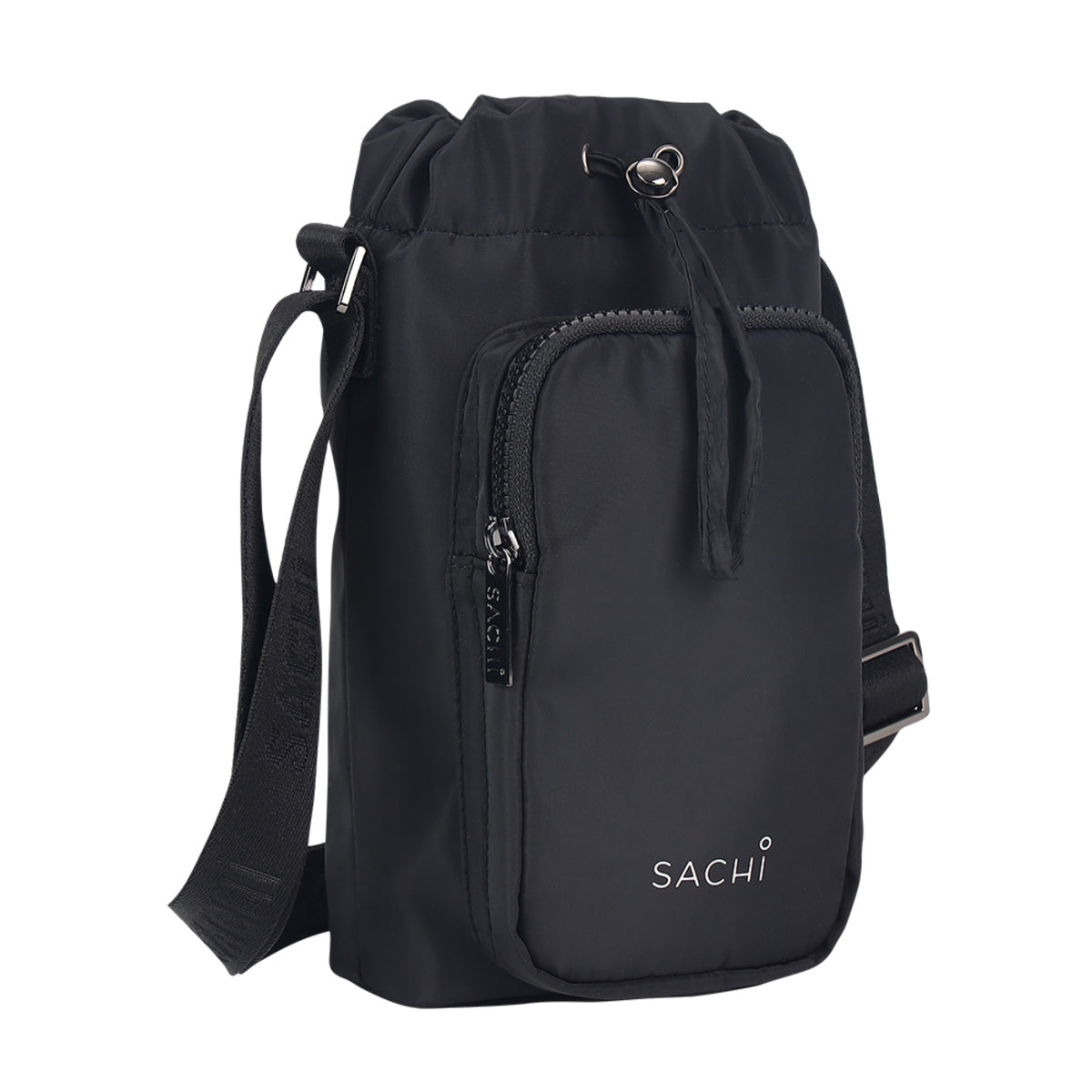 Sachi Crossbody Lite Insulated Bottle Bag Black