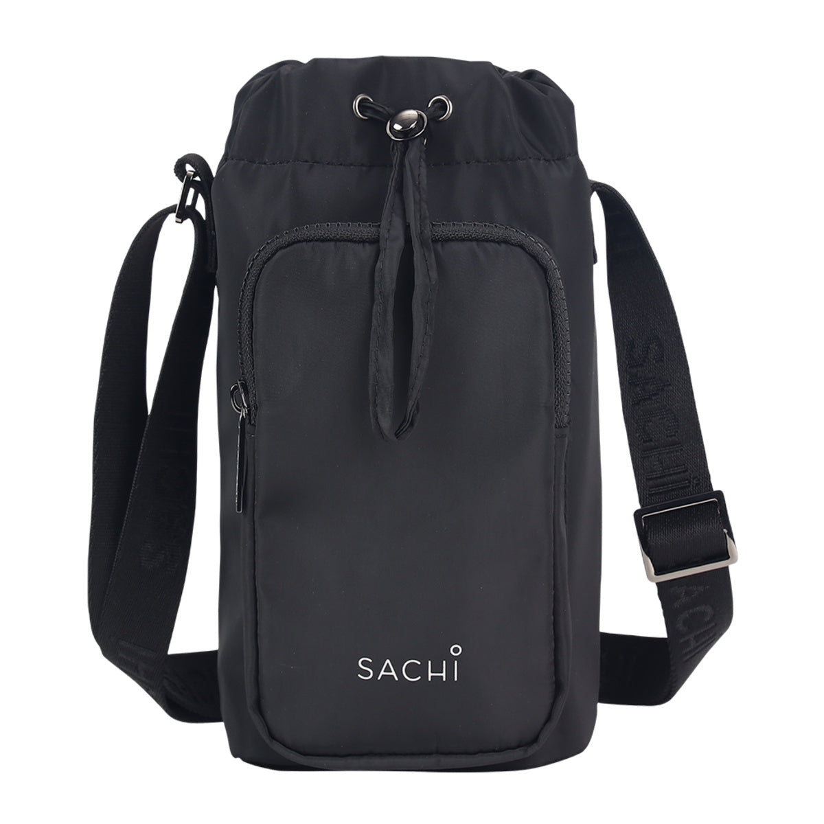 Sachi Crossbody Lite Insulated Bottle Bag Black