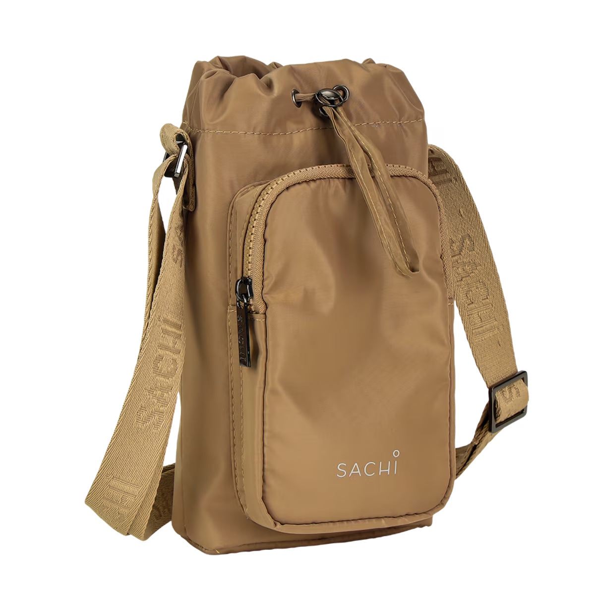 Sachi Crossbody Lite Insulated Bottle Bag Latte