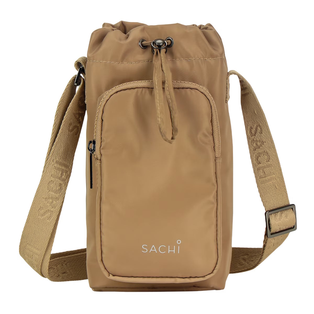 Sachi Crossbody Lite Insulated Bottle Bag Latte