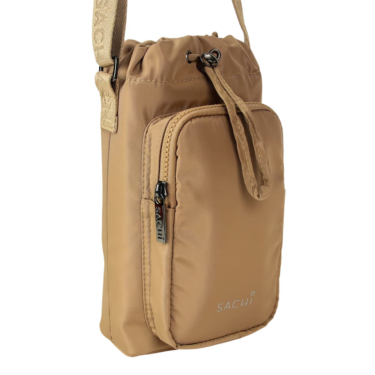 Sachi Crossbody Lite Insulated Bottle Bag Latte