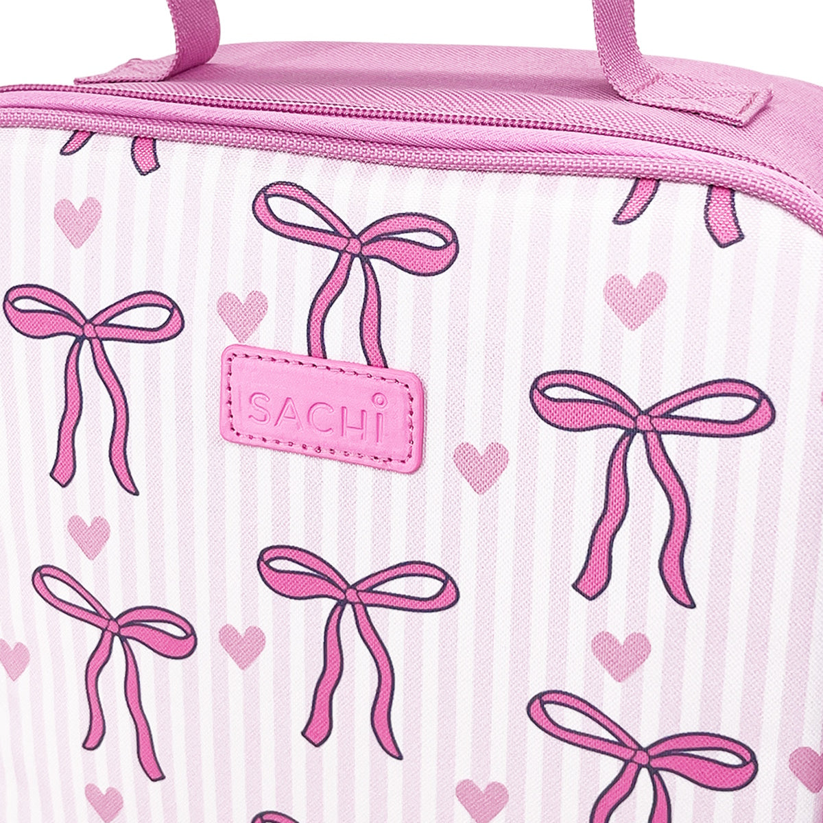 Sachi style 228 insulated junior XL lunch bag (Bows & Hearts)