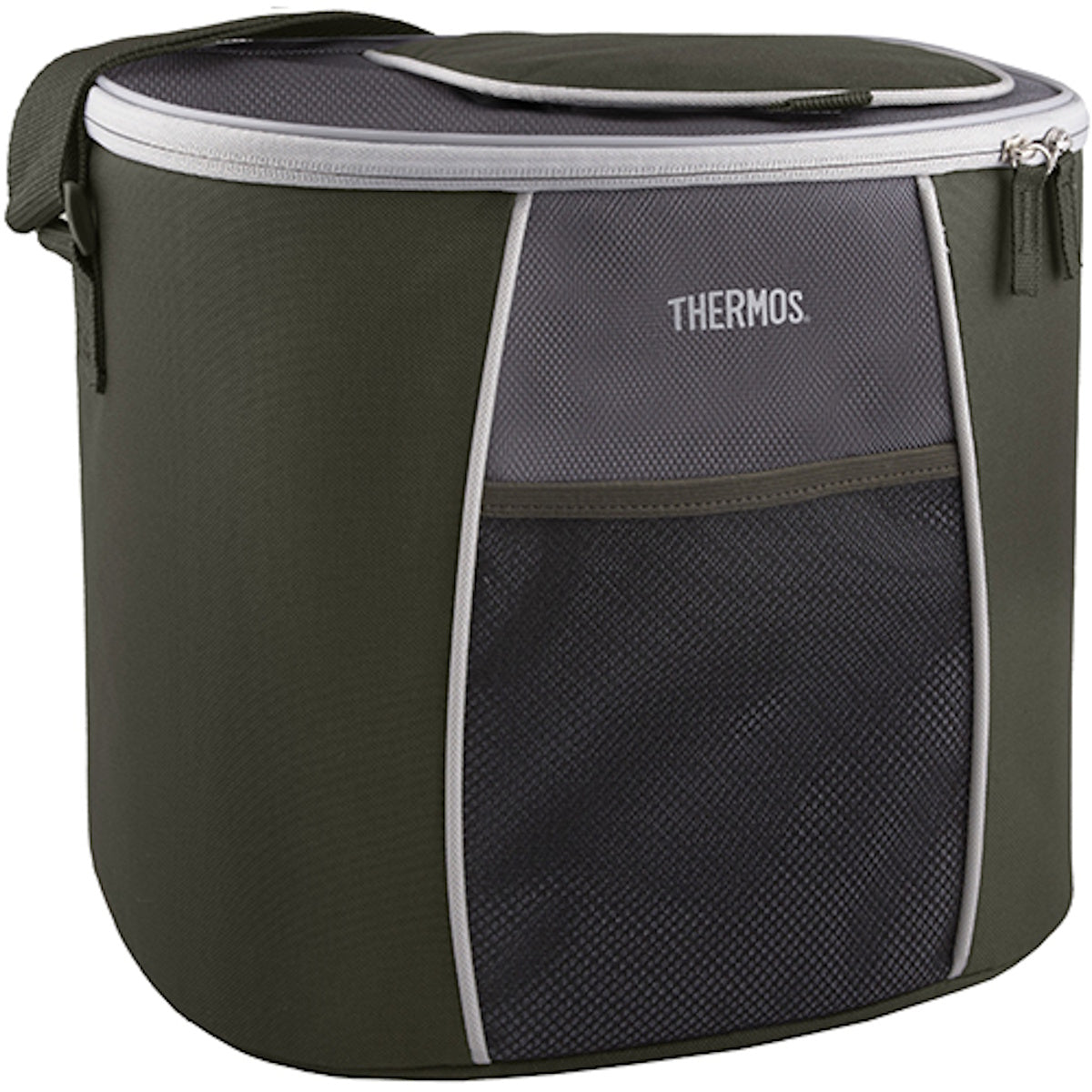 Thermos® E5® 24 Can Cooler with LDPE Liner Grey/Green