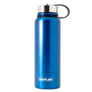 Neoflam All Day Stainless Steel Double Walled and Vacuum Insulated Water Bottle 1.2L- Blue Metal