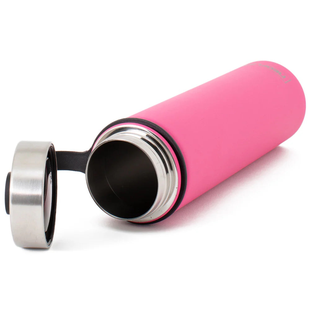 750ml Neoflam Skinny StainlessSteel Double Walled and Vacuum Insulated Water Bottle Pink