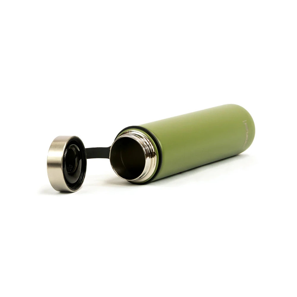 750ml Neoflam Skinny StainlessSteel Double Walled and Vacuum Insulated Water Bottle Green Jade