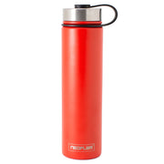 750ml Neoflam Skinny StainlessSteel Double Walled and Vacuum Insulated Water Bottle Red Mahogany