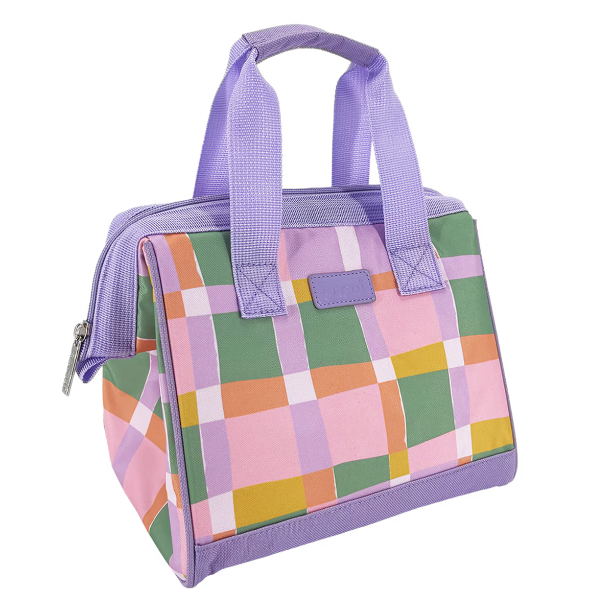 Sachi Style 34 Insulated Lunch Bag = Pastel Checks