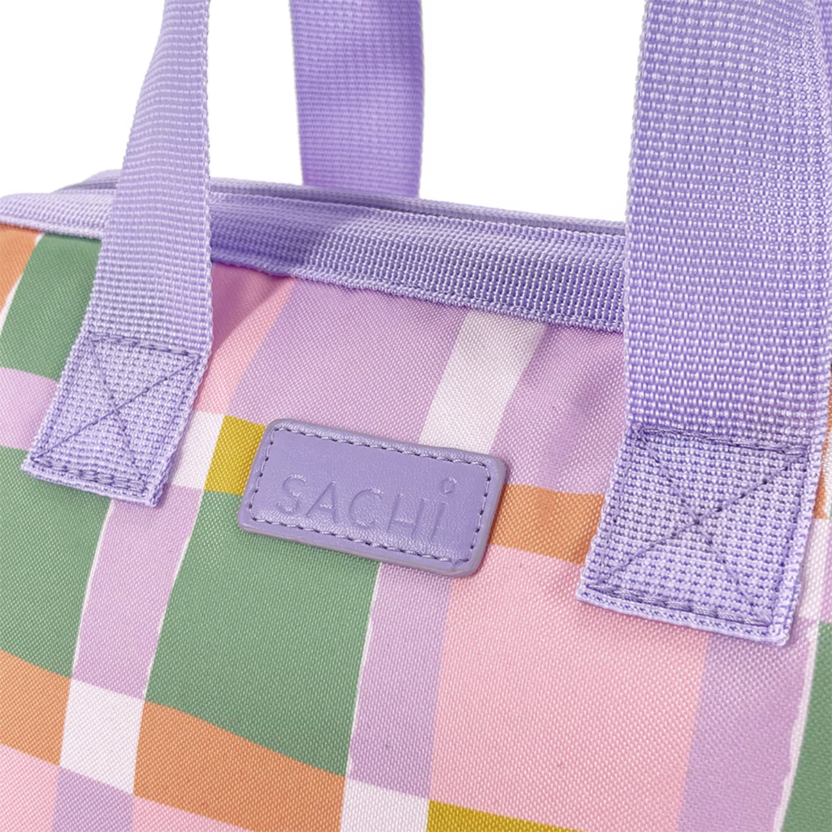 Sachi Style 34 Insulated Lunch Bag = Pastel Checks