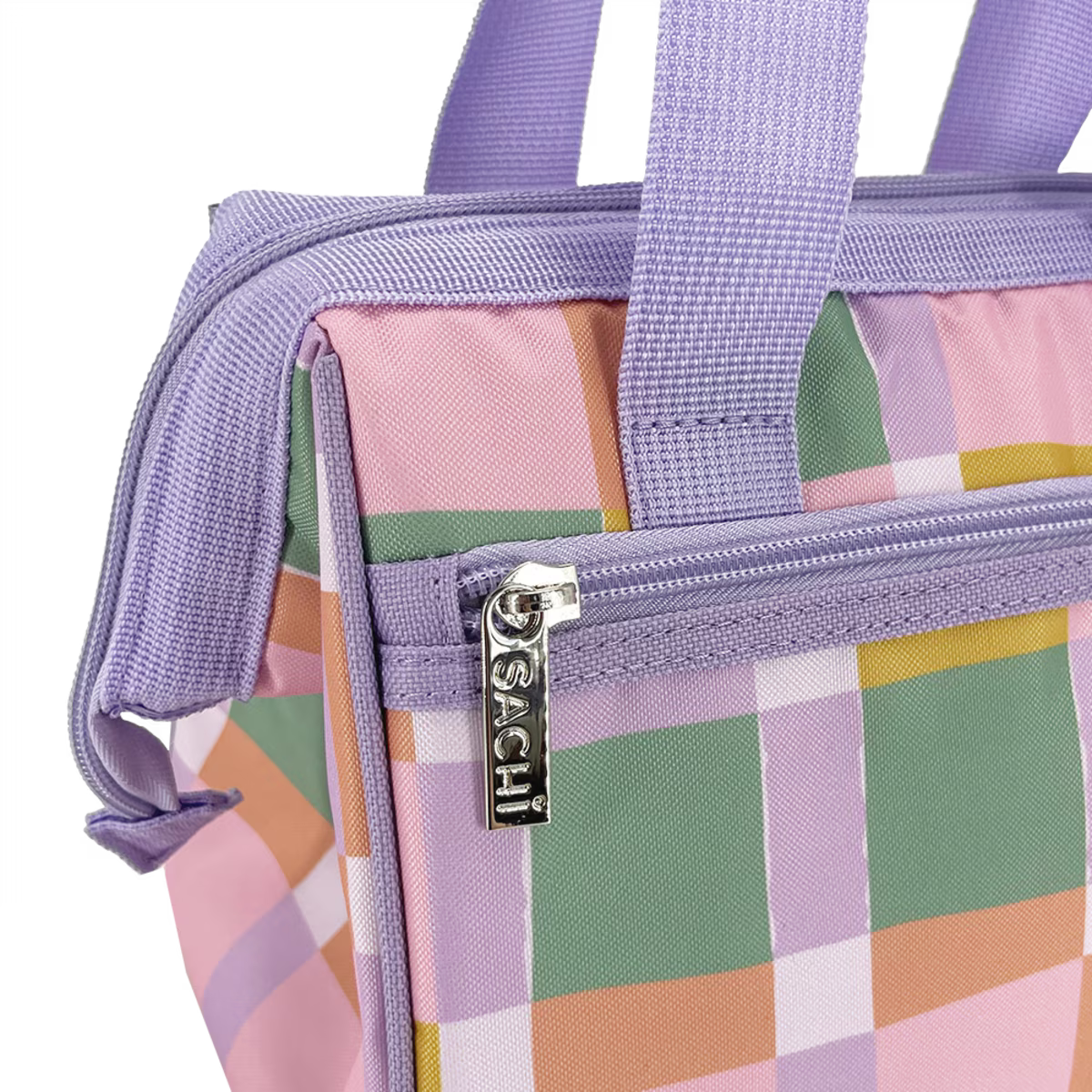 Sachi Style 34 Insulated Lunch Bag = Pastel Checks