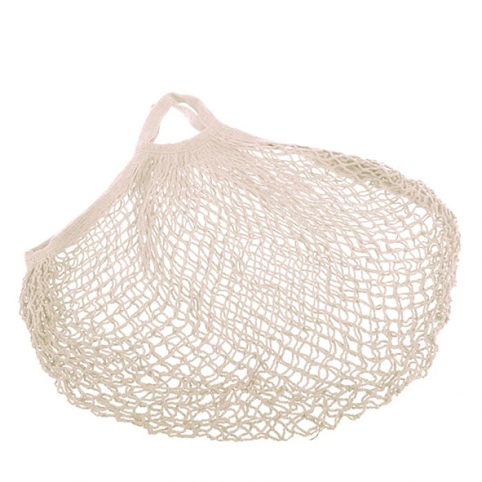 Sachi Cotton String Bag Short Handle - Natural