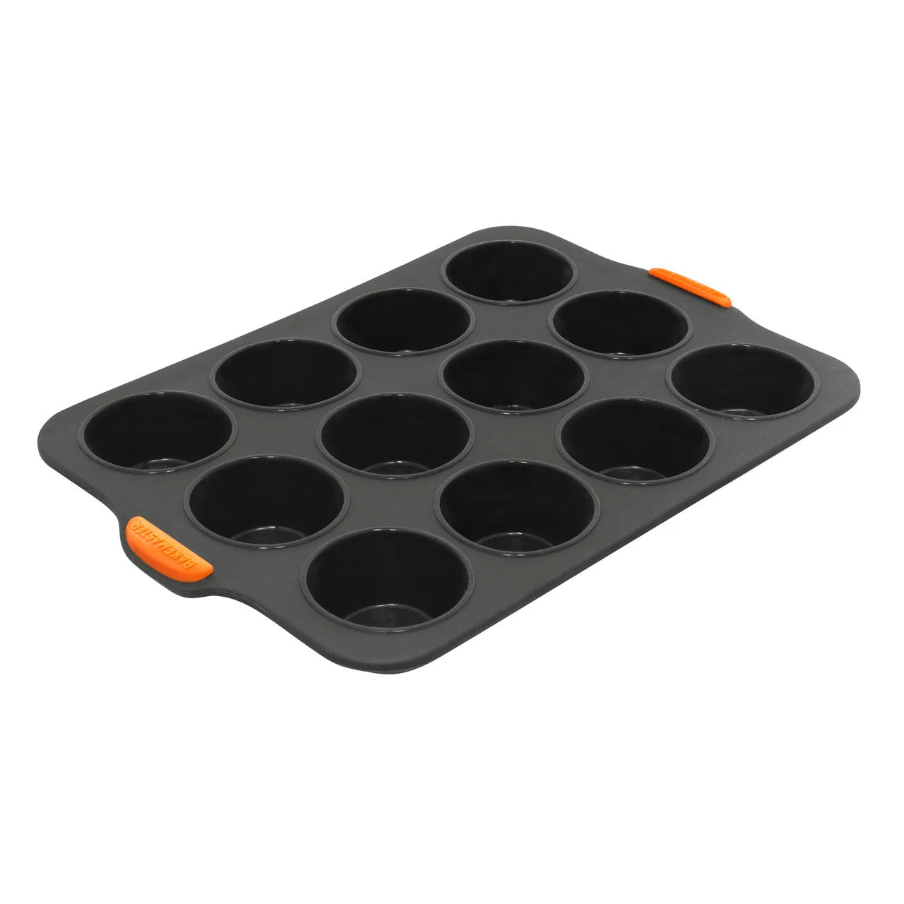 BAKEMASTER Reinforced Silicone 12 Cup Muffin Tray