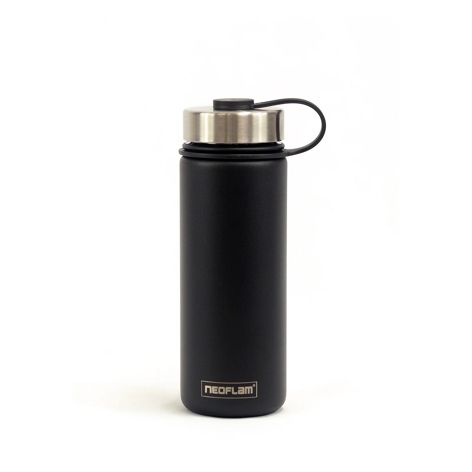 500ml Neoflam Skinny StainlessSteel Double Walled and Vacuum Insulated Water Bottle Black