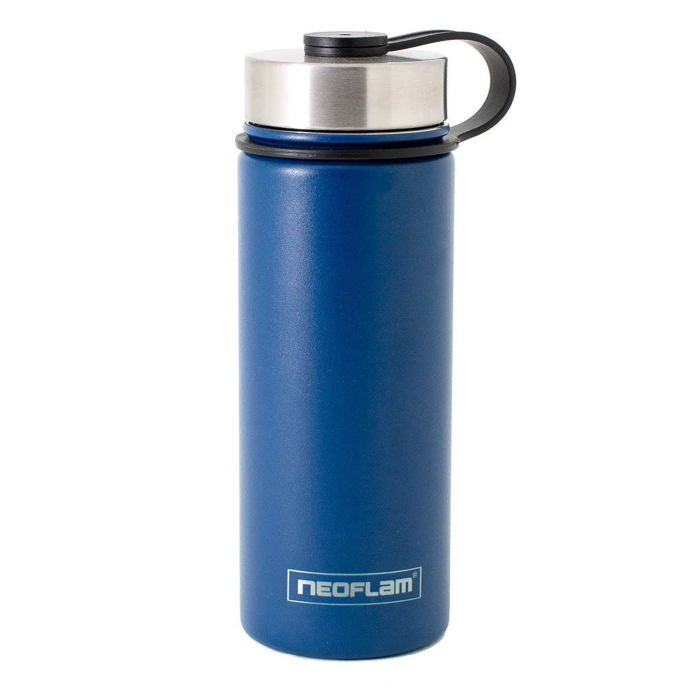 500ml Neoflam Skinny StainlessSteel Double Walled and Vacuum Insulated Water Bottle Blue