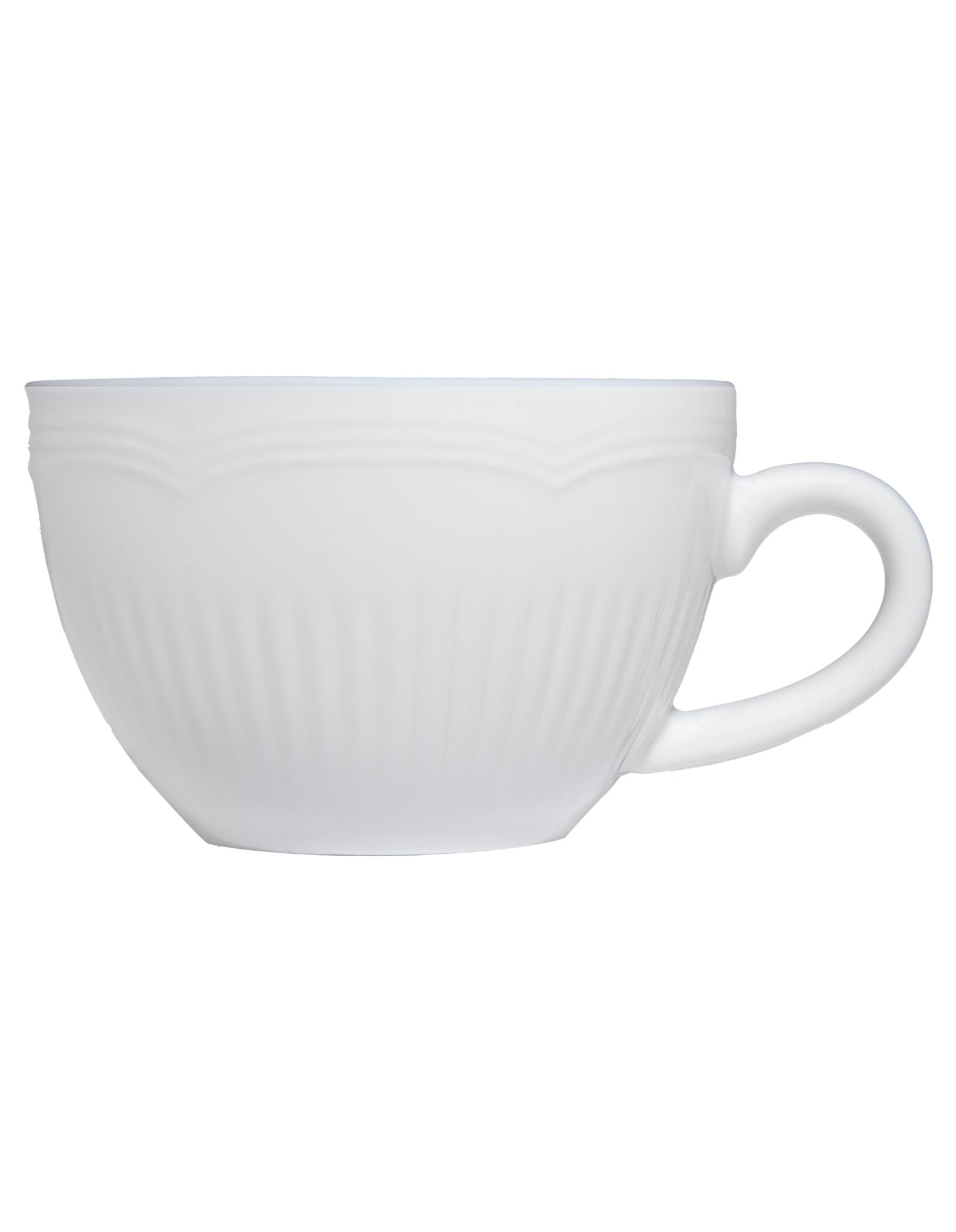 Maxwell Williams White Basics Rococo Demi Cup & Saucer 90ML