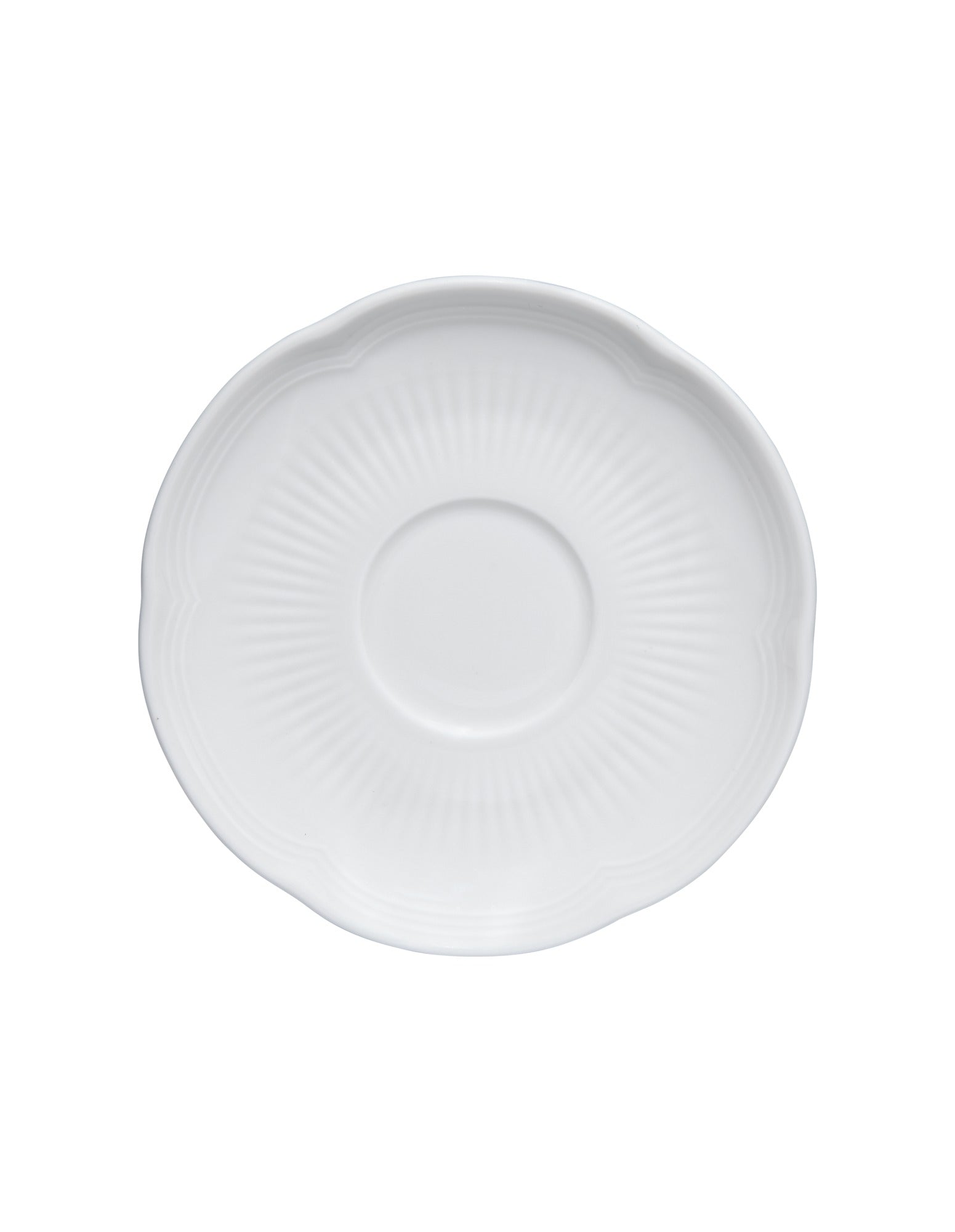 Maxwell Williams White Basics Rococo Demi Cup & Saucer 90ML