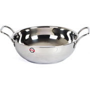 Embassy Stainless Steel Sandwich Kadhai Size 14