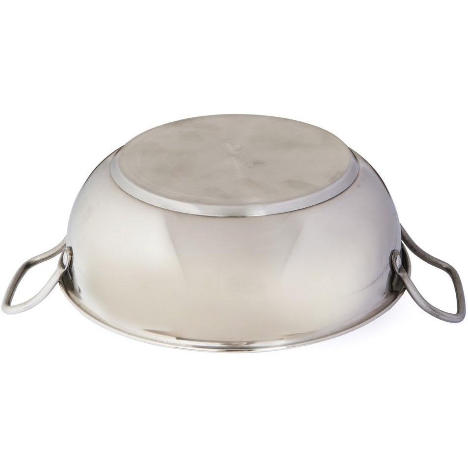 Embassy Stainless Steel Sandwich Kadhai Size 14