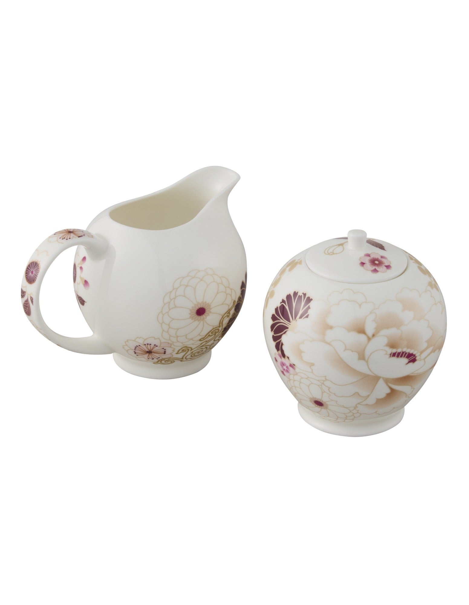 Maxwell & Williams Kimono Sugar & Creamer White Gift Boxed